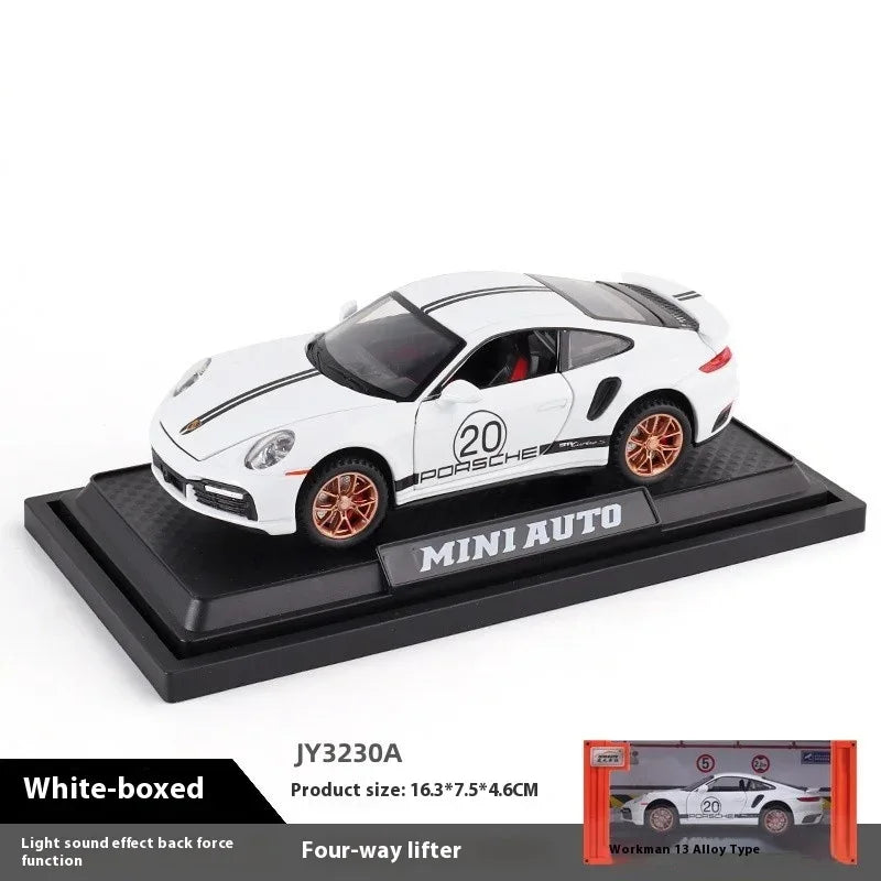 1:32 Porsche 911 Turbo S Diecast Alloy Model Car Metal Ornament, Collectible - ToylandEU