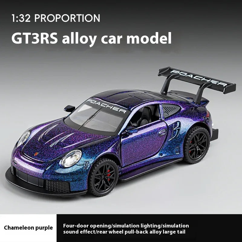 1:32 Porsche GT3 RS Diecast Metal Model Desktop Ornament - ToylandEU