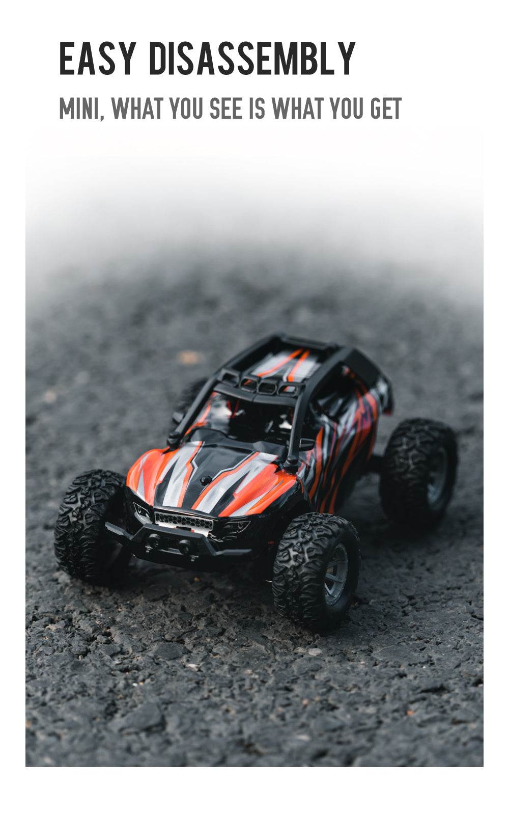 1:32 Proportion Remote Control Car Max 20 Km/h 2.4Ghz High-Speed All-Terrain Electric Toy - ToylandEU