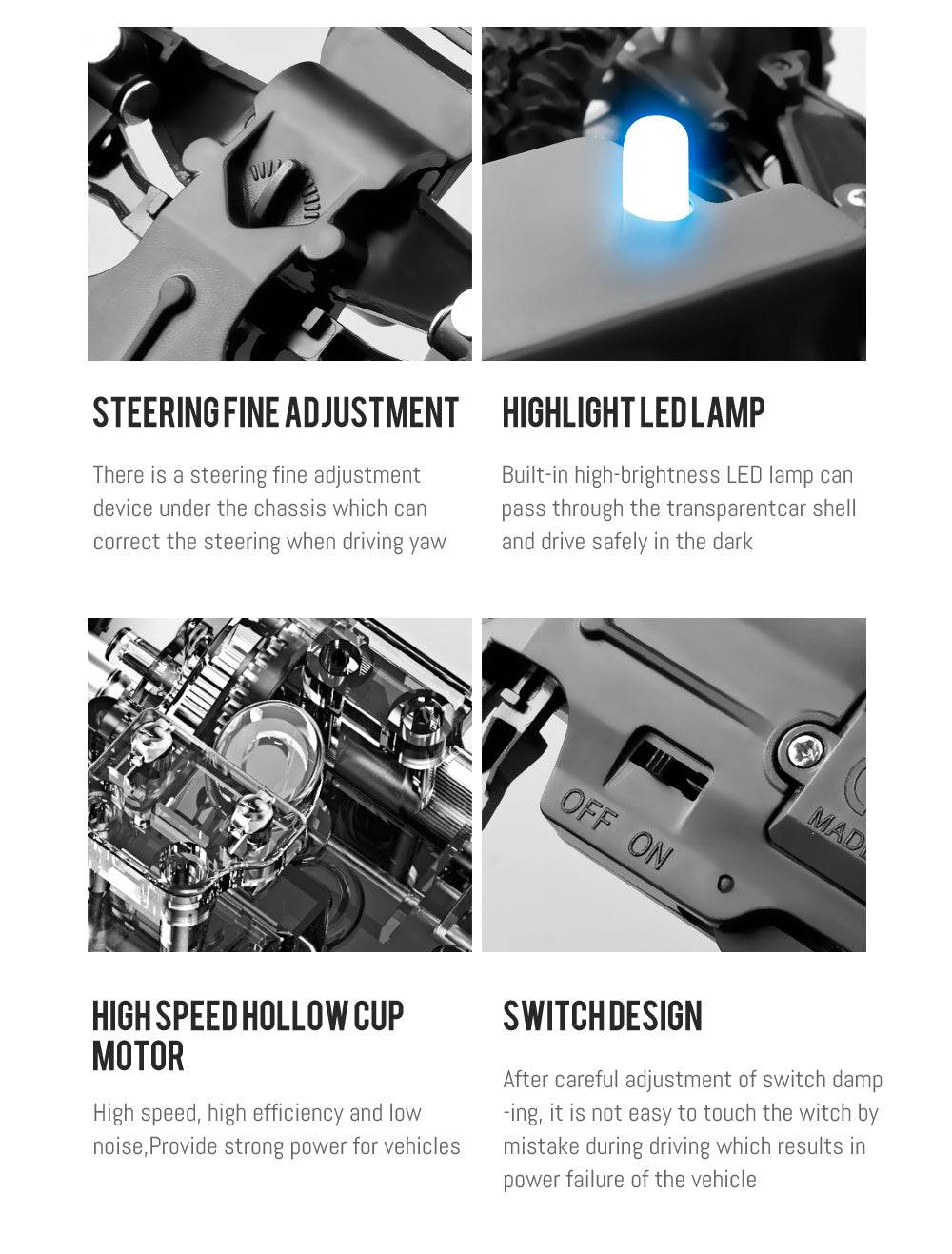 1:32 Proportion Remote Control Car Max 20 Km/h 2.4Ghz High-Speed All-Terrain Electric Toy - ToylandEU