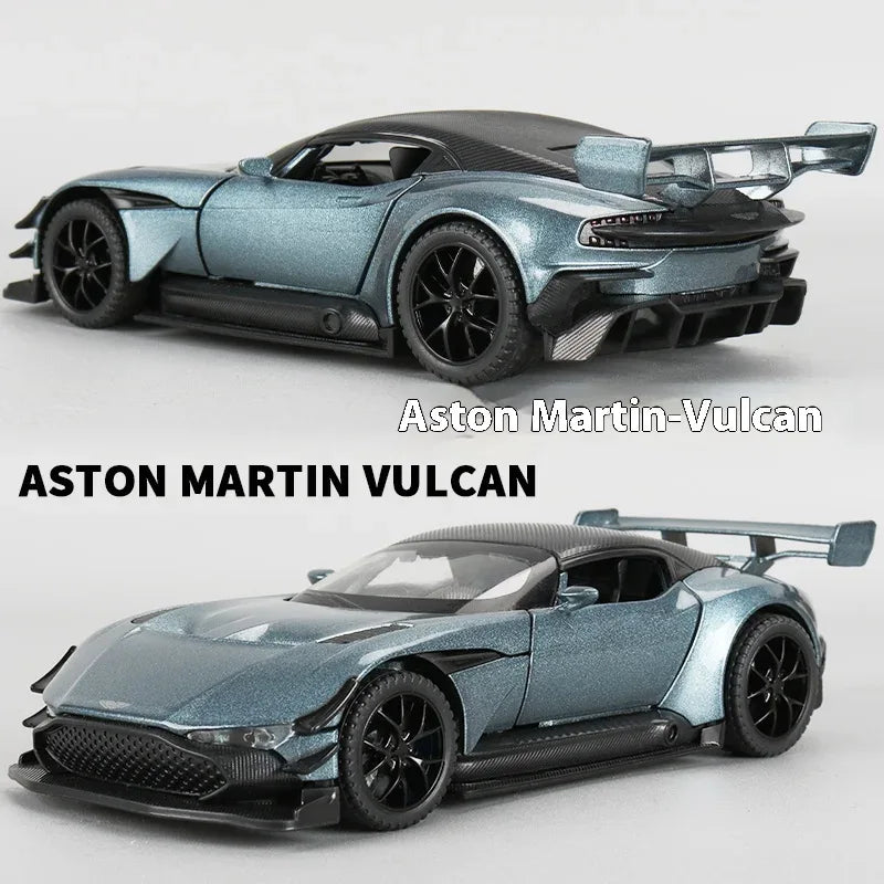1:32 Scale Aston Martin Vulcan Diecast Metal Model Car With Sound and Light - ToylandEU
