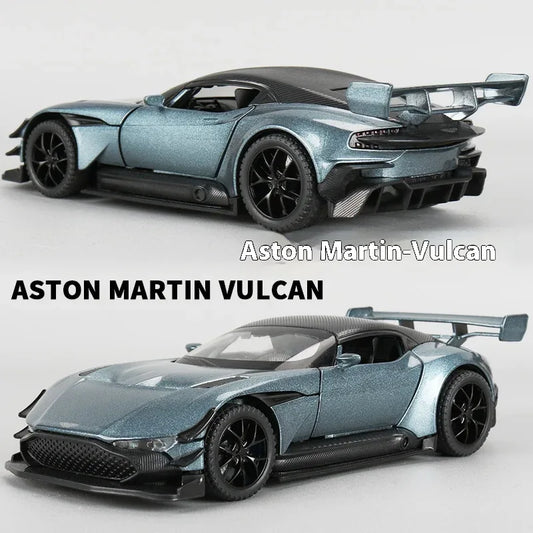 1:32 Scale Aston Martin Vulcan Diecast Metal Model Car With Sound and Light - ToylandEU