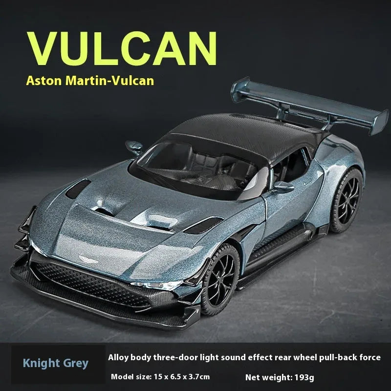 1:32 Scale Aston Martin Vulcan Diecast Metal Model Car With Sound and Light - ToylandEU