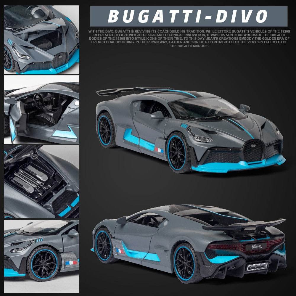 1:32 Scale Bugatti Veyron Divo Diecast Model Car with Free Shipping - ToylandEU