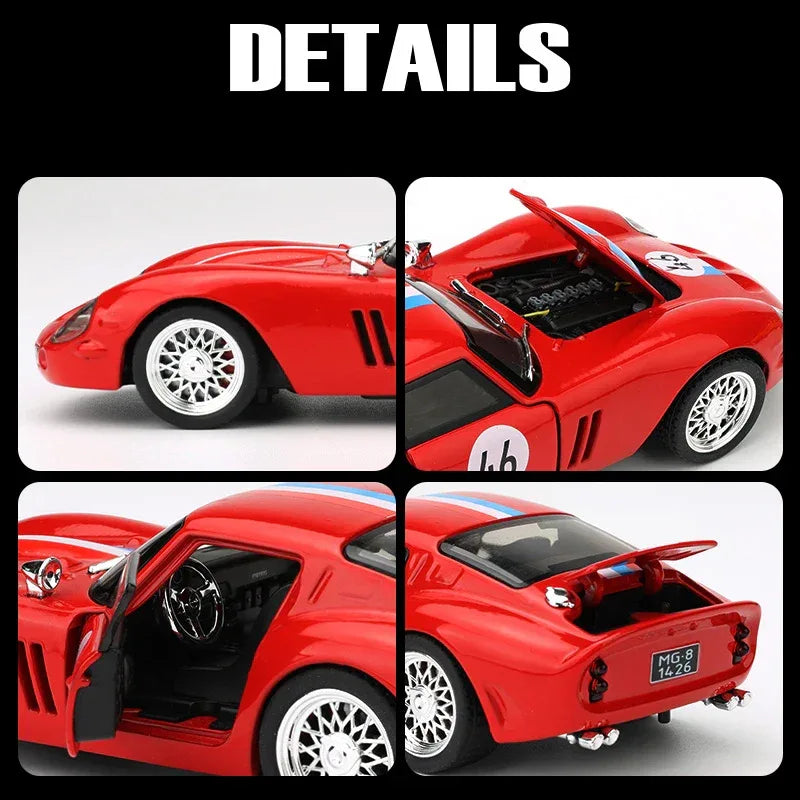 1:32 Scale Diecast Alloy Car With Light and Sound Pull-Back - ToylandEU