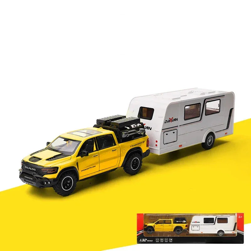 1:32 Scale Dodge Mammoth 1000 TRX Alloy Diecast Offroad RV With Sound And Light - ToylandEU