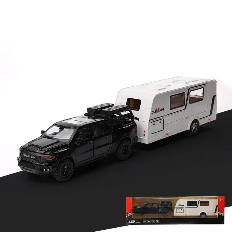 1:32 Scale Dodge Mammoth 1000 TRX Alloy Diecast Offroad RV With Sound And Light - ToylandEU