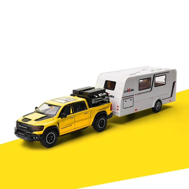 1:32 Scale Dodge Mammoth 1000 TRX Alloy Diecast Offroad RV With Sound And Light - ToylandEU