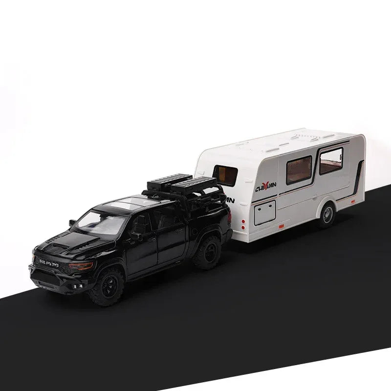 1:32 Scale Dodge Mammoth 1000 TRX Alloy Diecast Offroad RV With Sound And Light - ToylandEU