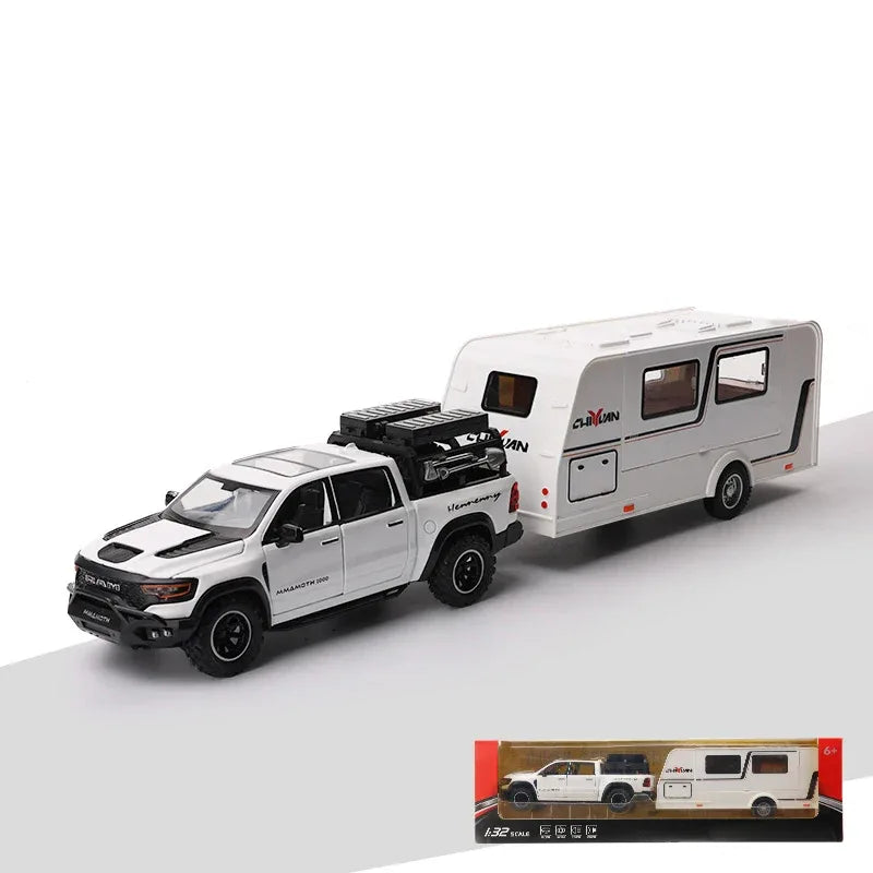 1:32 Scale Dodge Mammoth 1000 TRX Alloy Diecast Offroad RV With Sound And Light - ToylandEU