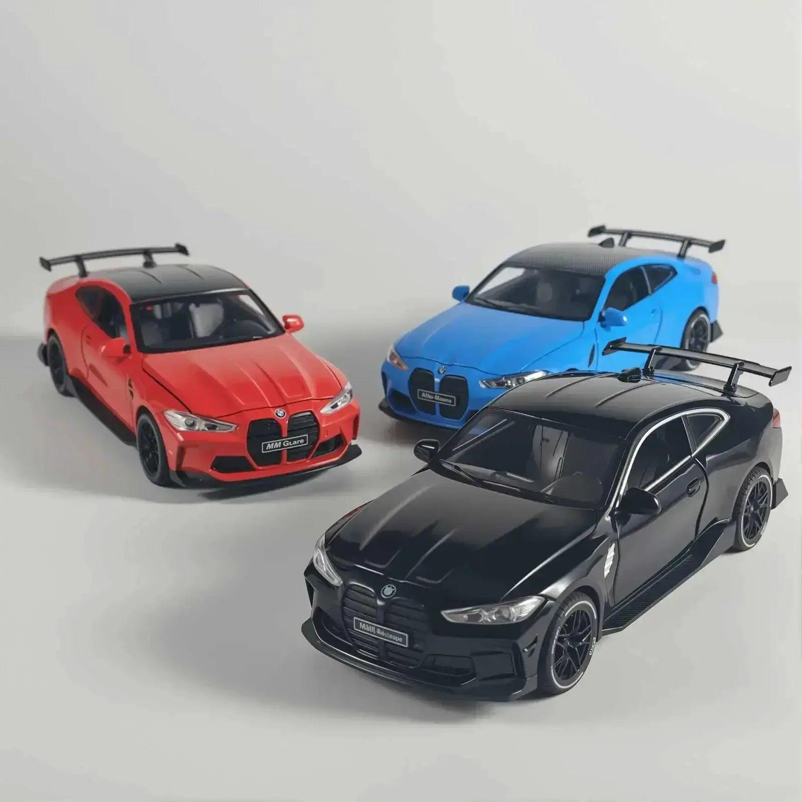  1 32 Scale Metal BMW M4 Coupe Sound Light Pull -  ToylandEU™