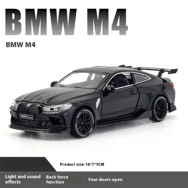  1 32 Scale Metal BMW M4 Coupe Sound Light Pull -  ToylandEU™