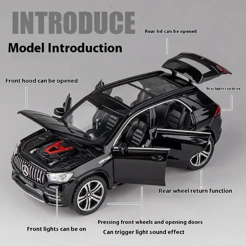  1 32 Scale Metal Diecast Mercedes GLE 63s Pull Back -  ToylandEU™