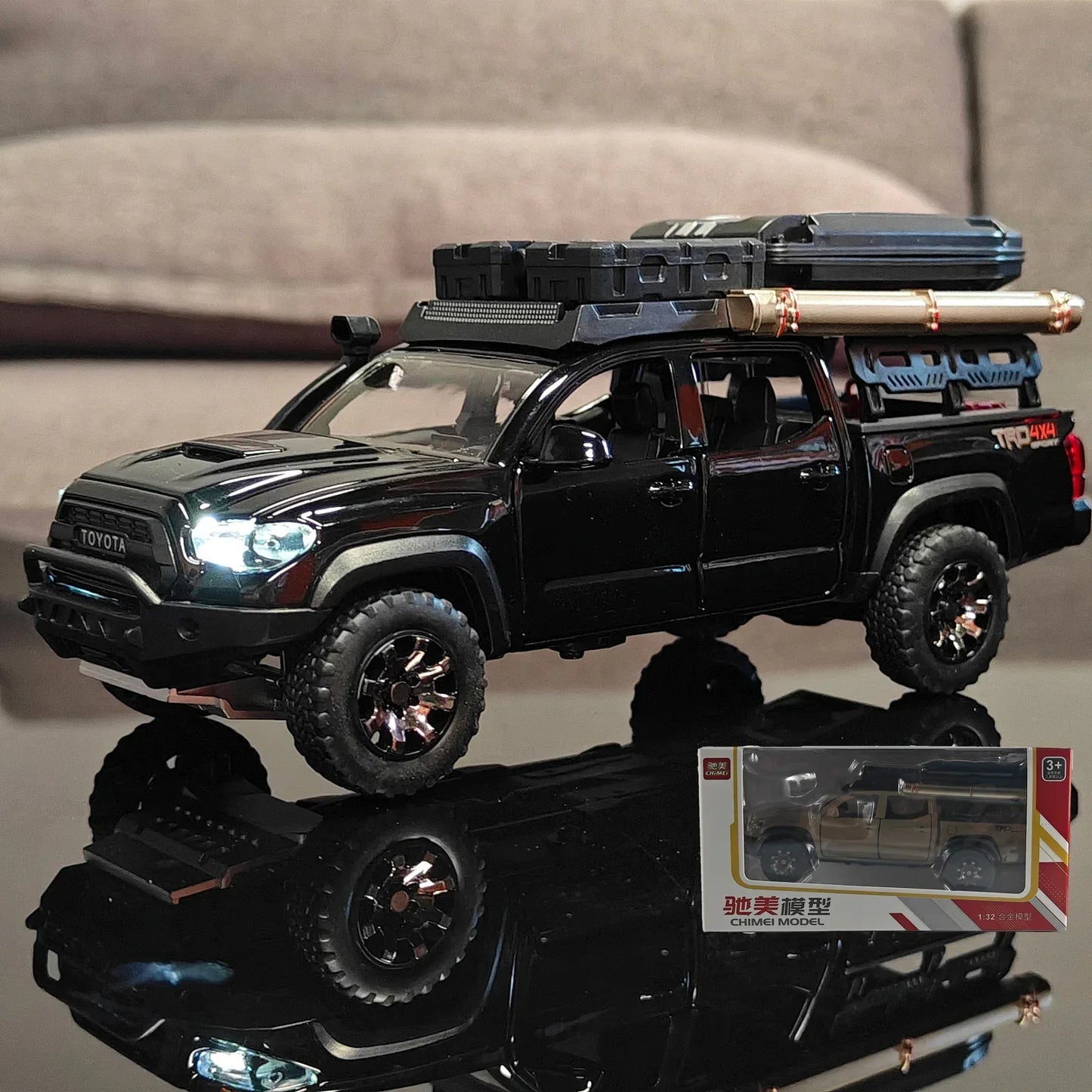 1:32 Toyota Tacoma Alloy Diecast Metal Model With Sound And Light - ToylandEU