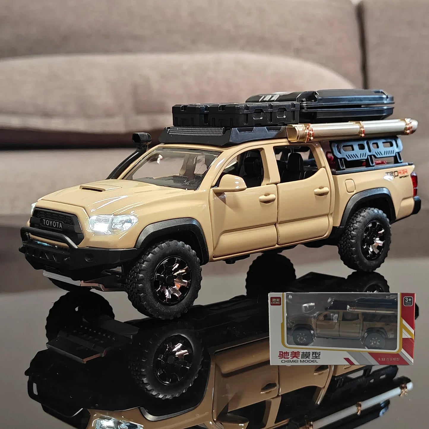 1:32 Toyota Tacoma Alloy Diecast Metal Model With Sound And Light - ToylandEU