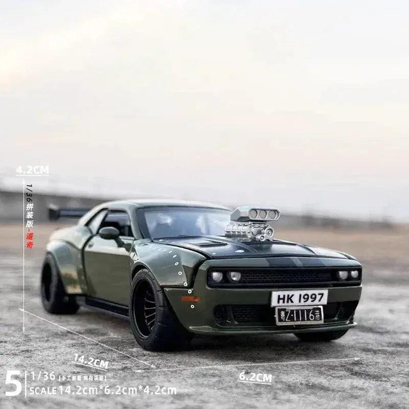    1 36 Diecast Alloy Dodge Challenger Assembly -  ToylandEU™