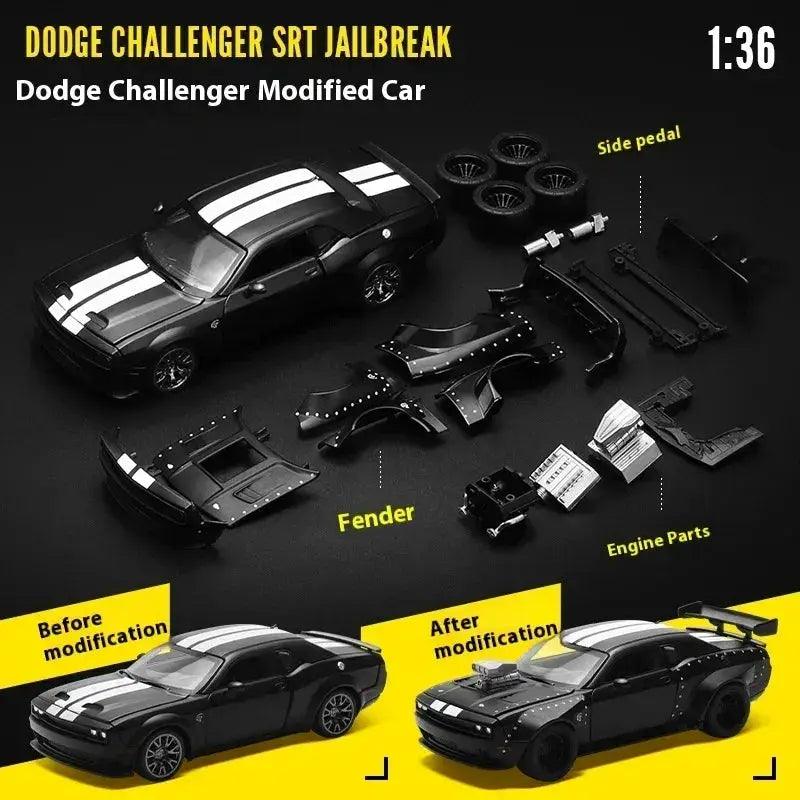    1 36 Diecast Alloy Dodge Challenger Assembly -  ToylandEU™
