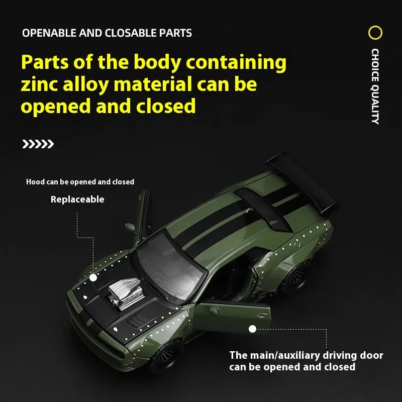 1:36 Dodge Challenger SRT Jailbreak Metal Diecast Model Car - ToylandEU