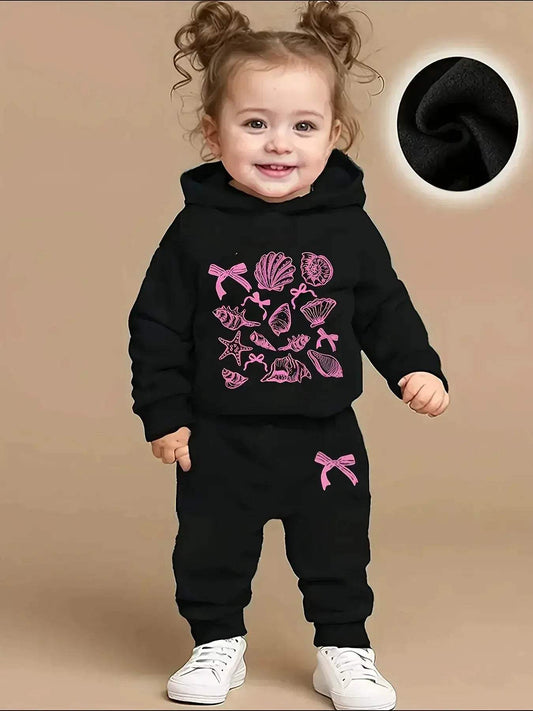  1-3Y Fleece Hooded Sweatshirt And Pants Set -  ToylandEU™