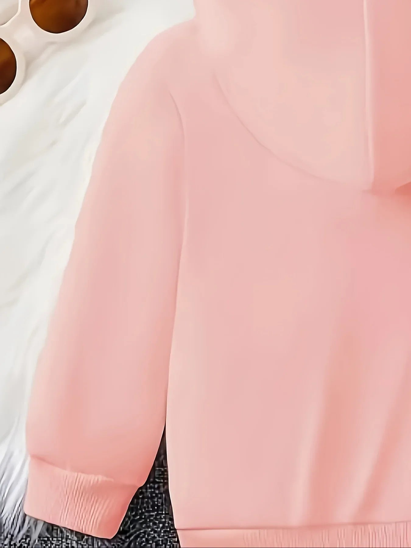 1-3Y Girls Fleece Hoodie Sweatshirt And Polyester Pants Set Hooded Pullover - ToylandEU