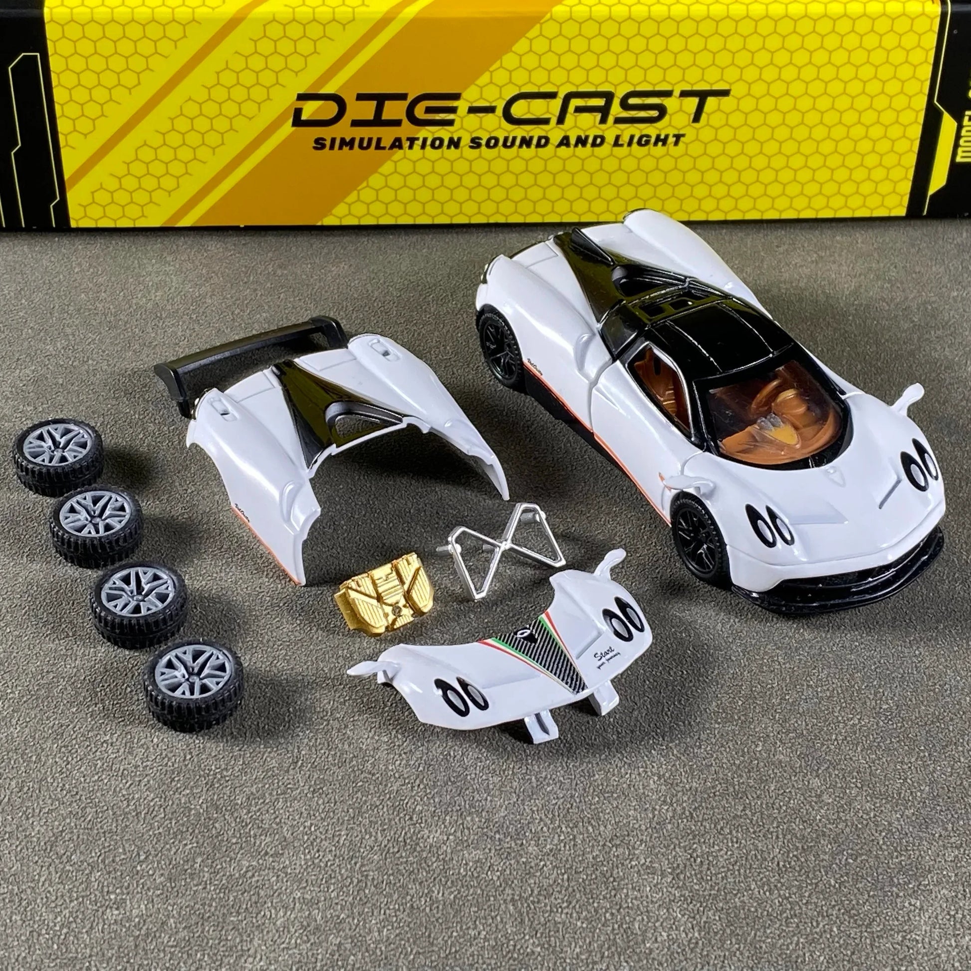 1:43 Diecast Alloy Model Car Pagani Huayra Dinastia Toyota AE86 - ToylandEU