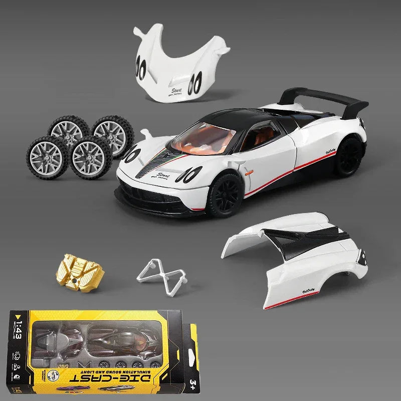 1:43 Diecast Alloy Model Car Pagani Huayra Dinastia Toyota AE86 - ToylandEU