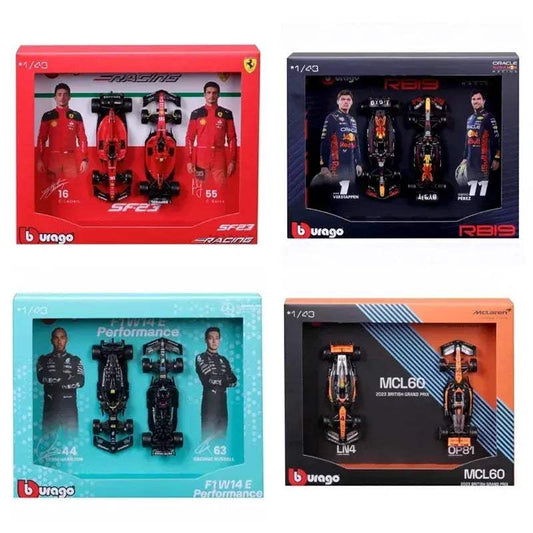  1:43 Diecast F1 Car Fleet Set by Bburago -  ToylandEU™