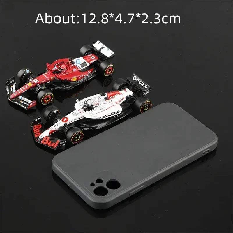 1 43 Diecast F1 Car With Helmet Alloy Model Collectible - ToylandEU