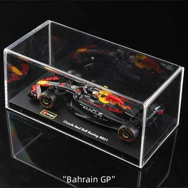 1 43 Diecast F1 Car With Helmet Alloy Model Collectible - ToylandEU