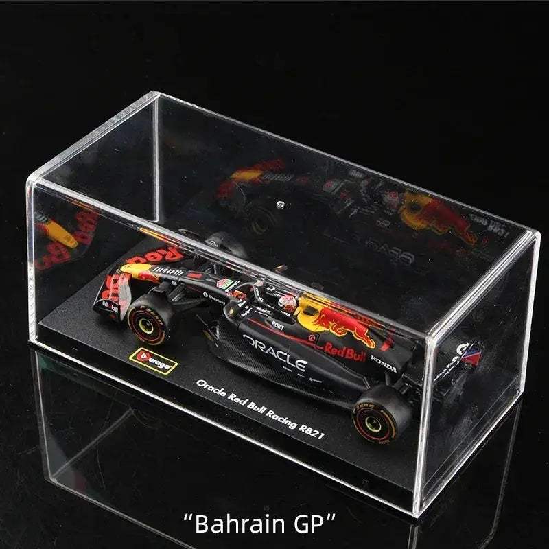 1 43 Diecast F1 Car With Helmet Alloy Model Collectible - ToylandEU