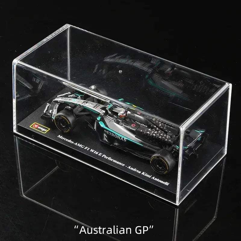 1 43 Diecast F1 Car With Helmet Alloy Model Collectible - ToylandEU