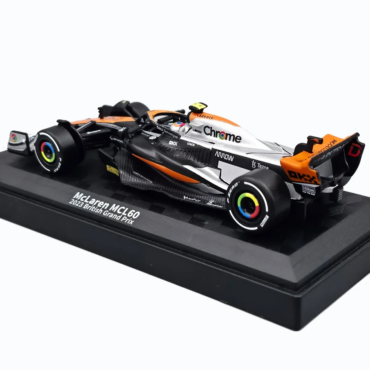 1:43 Diecast McLaren F1 MCL60 Car Model Lando Norris Oscar Piastri - ToylandEU