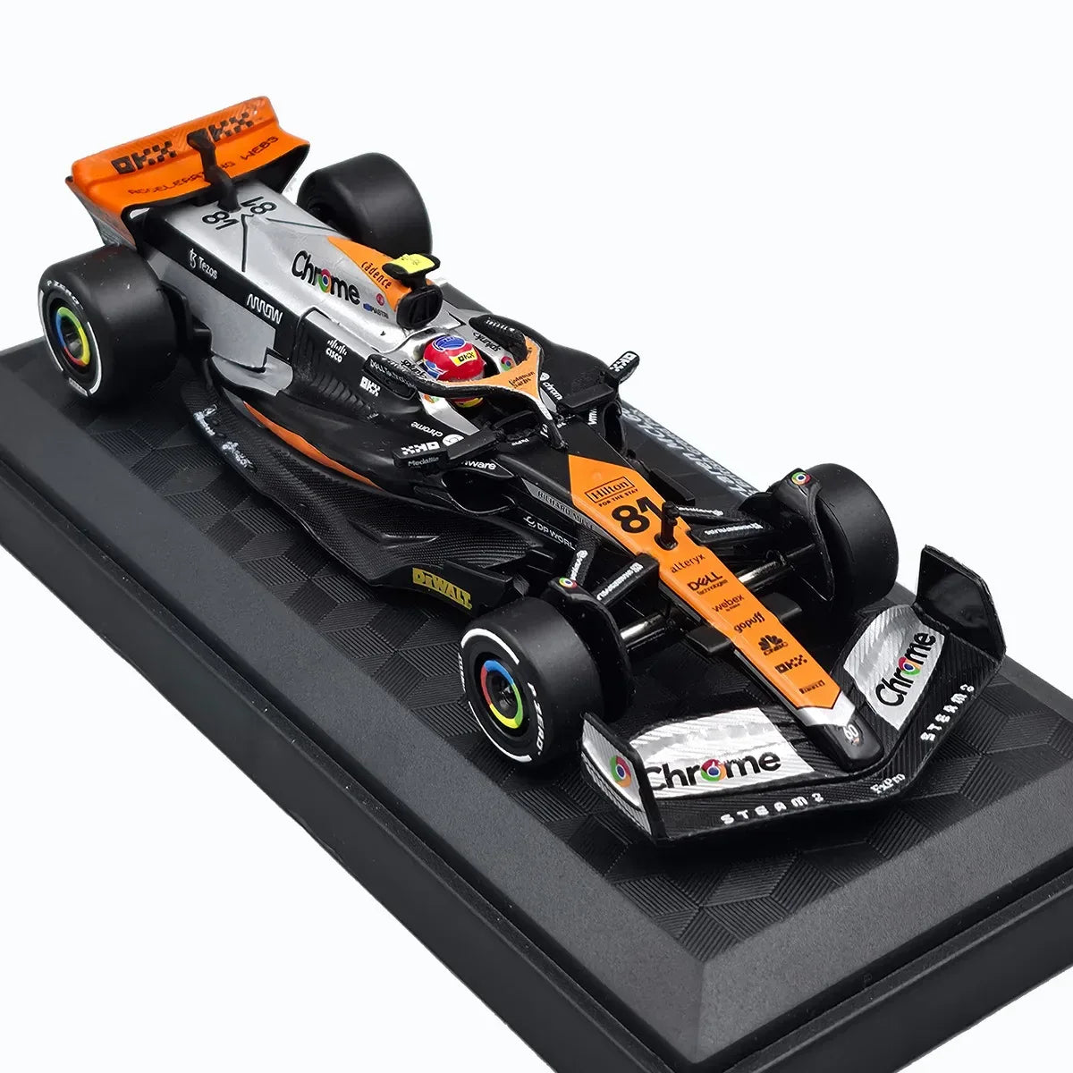 1:43 Diecast McLaren F1 MCL60 Car Model Lando Norris Oscar Piastri - ToylandEU