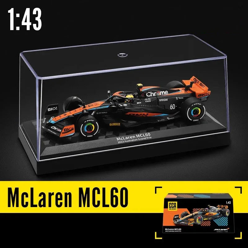 1:43 McLaren F1 MCL60 Australian GP Diecast Car Metal Alloy 4 And 81 - ToylandEU