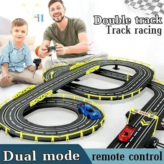  1 43 Scale Double Remote Control Slot Car Racing Set -  ToylandEU™