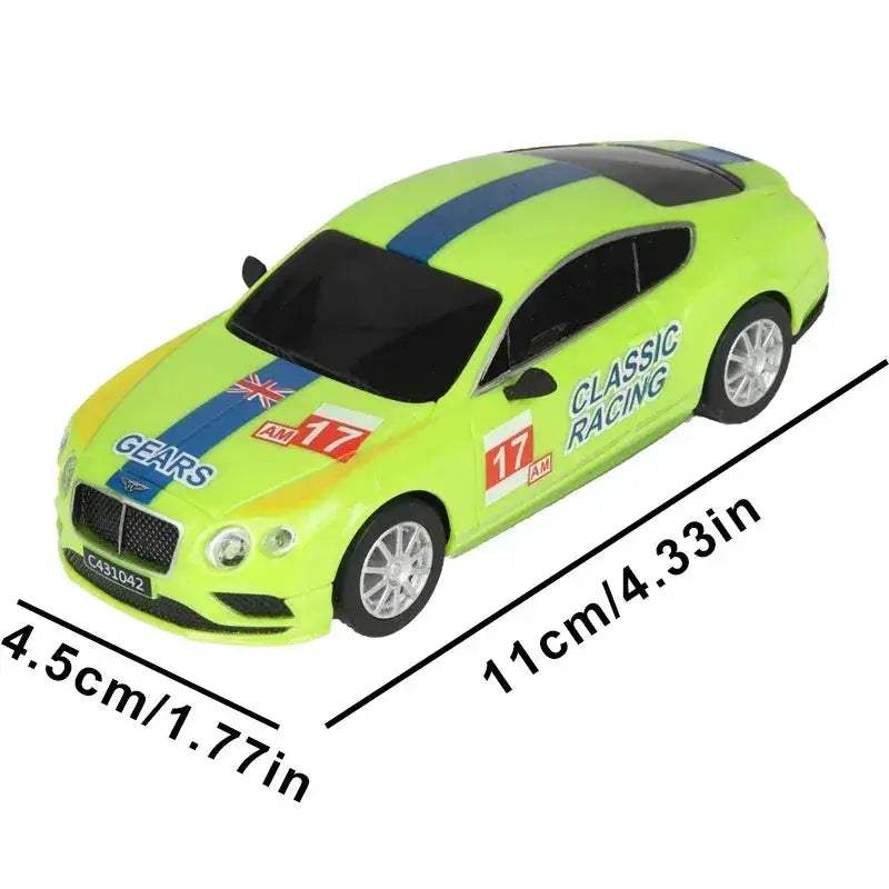 1 43 Scale Slot Car Set With Electric Racing Track - ToylandEU