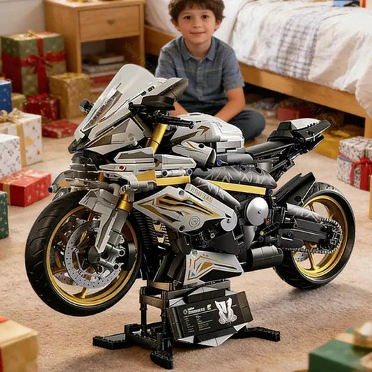  1 5 Mechanical Motorcycle Building Blocks Kit Premium -  ToylandEU™