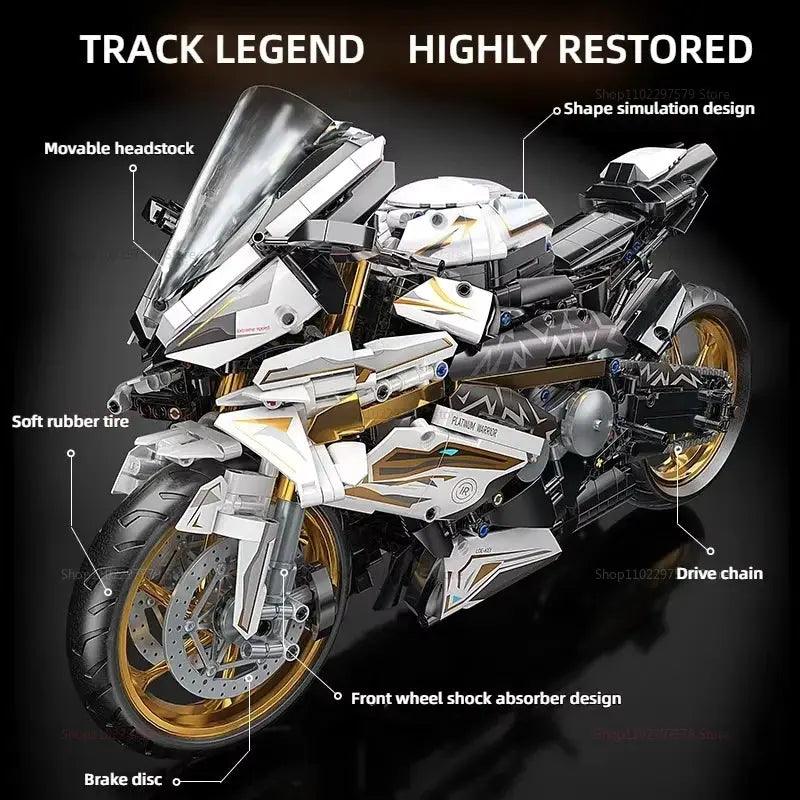  1 5 Mechanical Motorcycle Building Blocks Kit Premium -  ToylandEU™
