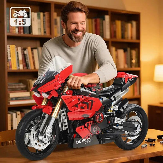  1:5 Scale Motorcycle Building Blocks Kit Lego -  ToylandEU™