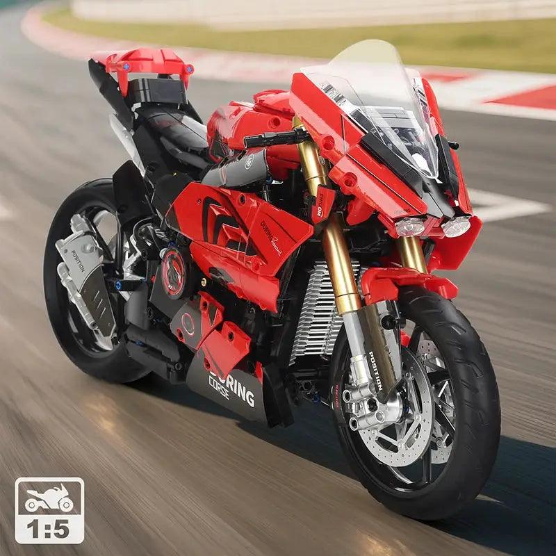  1:5 Scale Motorcycle Building Blocks Kit Lego -  ToylandEU™