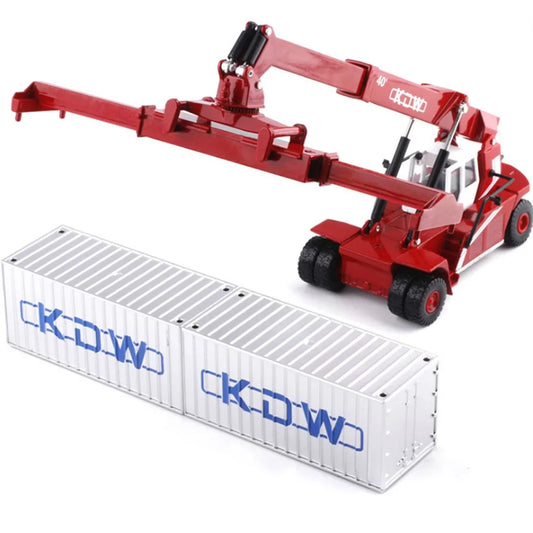 1:50 Diecast Container Crane Truck Realistic Stacker Toy - ToylandEU