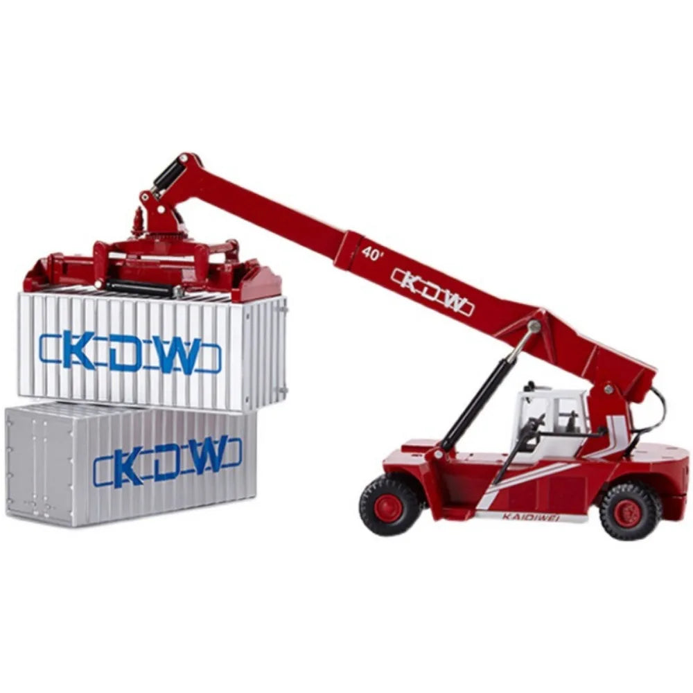 1:50 Diecast Container Crane Truck Realistic Stacker Toy - ToylandEU