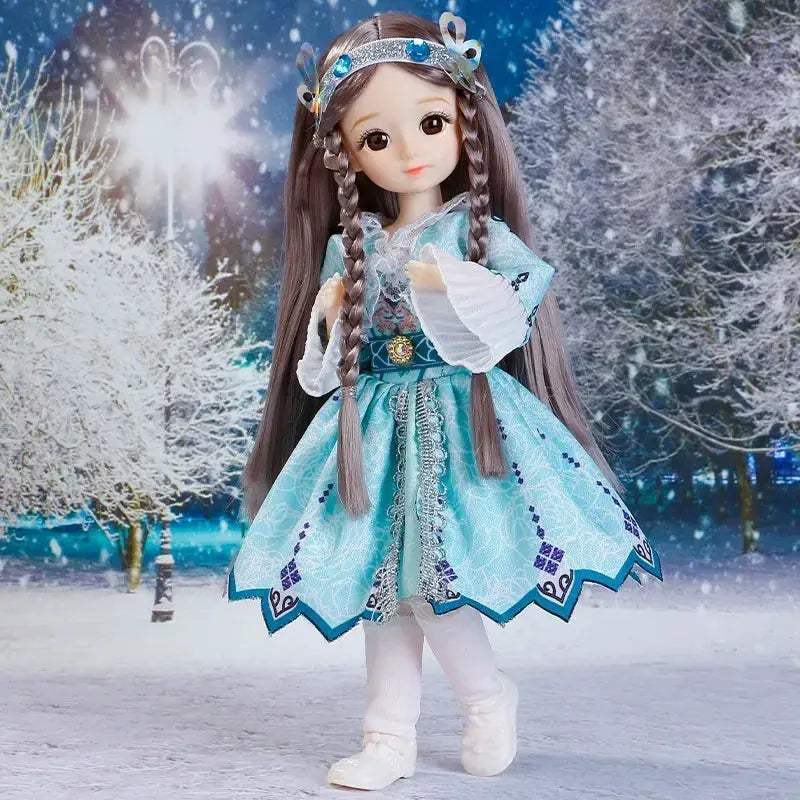 1/6 BJD Doll With Anime Eyes Fashion Dress Up Outfit - ToylandEU