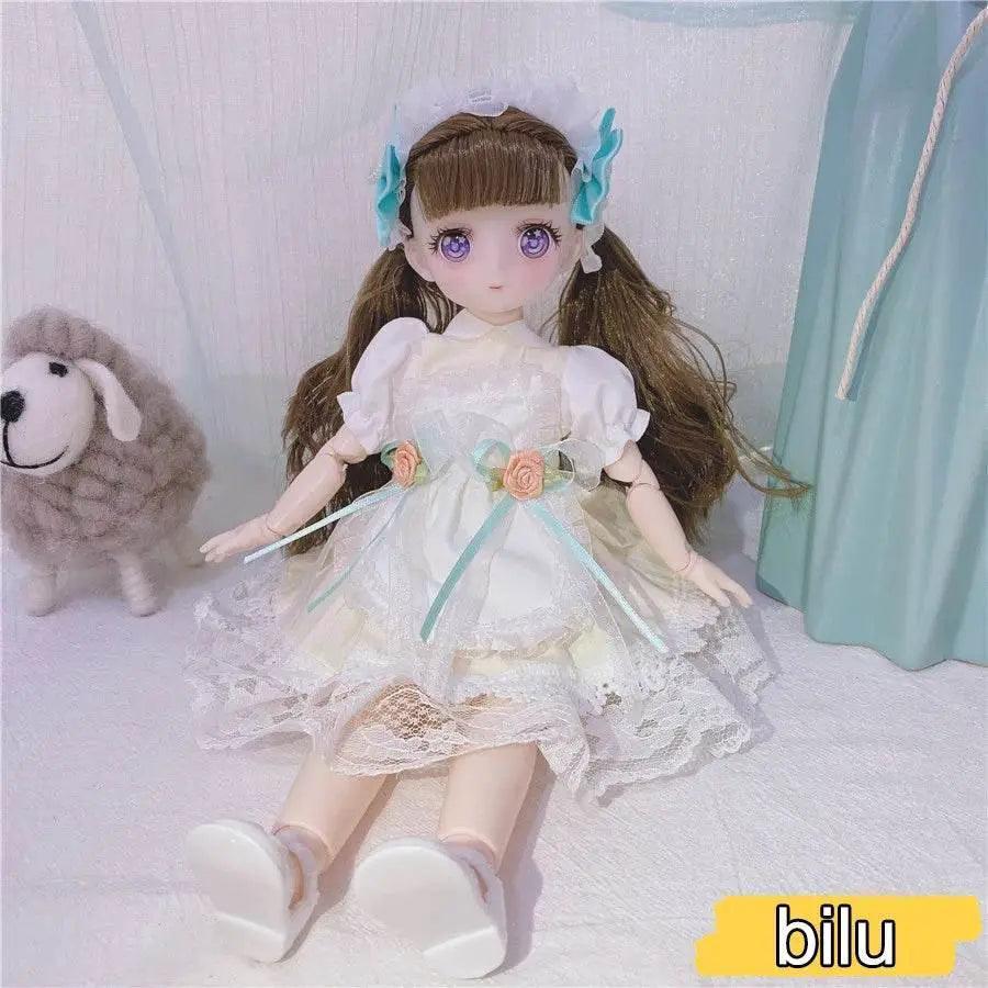  1/6 Bjd Anime Dolls For Kids Girls 30cm With Dresses Toy -  ToylandEU™