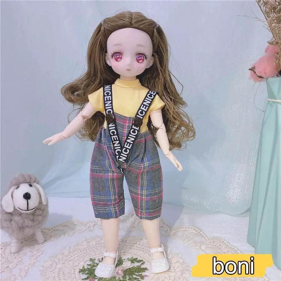  1/6 Bjd Anime Dolls For Kids Girls 30cm With Dresses Toy -  ToylandEU™
