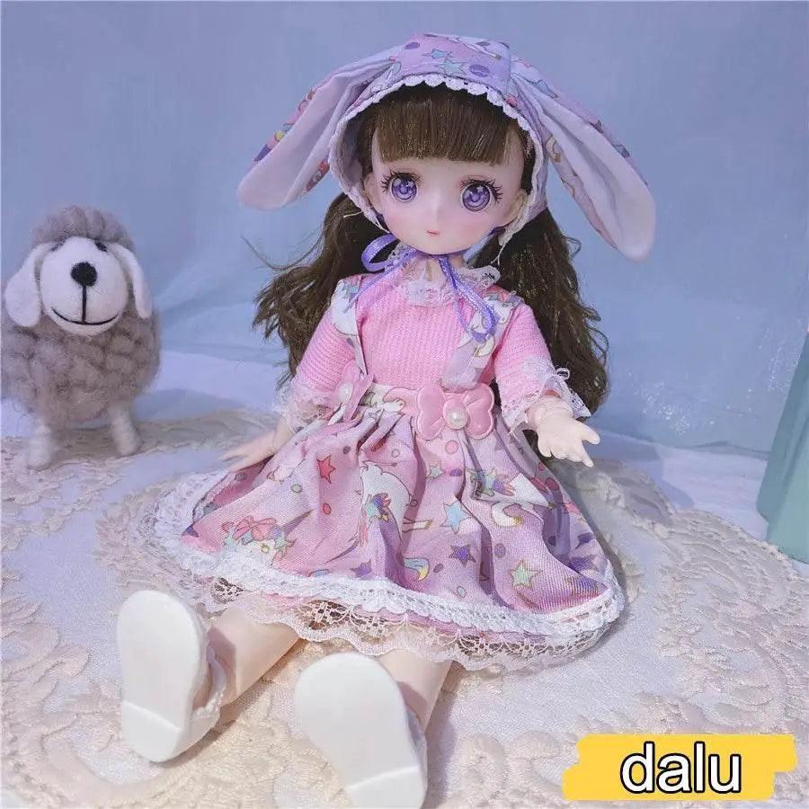  1/6 Bjd Anime Dolls For Kids Girls 30cm With Dresses Toy -  ToylandEU™