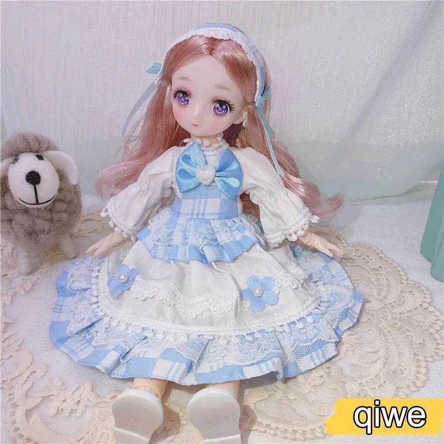  1/6 Bjd Anime Dolls For Kids Girls 30cm With Dresses Toy -  ToylandEU™