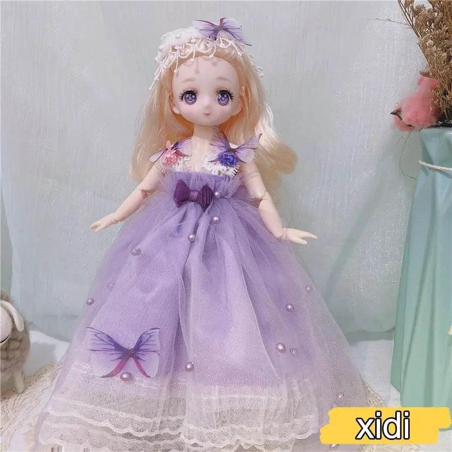  1/6 Bjd Anime Dolls For Kids Girls 30cm With Dresses Toy -  ToylandEU™
