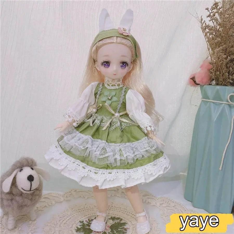  1/6 Bjd Anime Dolls For Kids Girls 30cm With Dresses Toy -  ToylandEU™