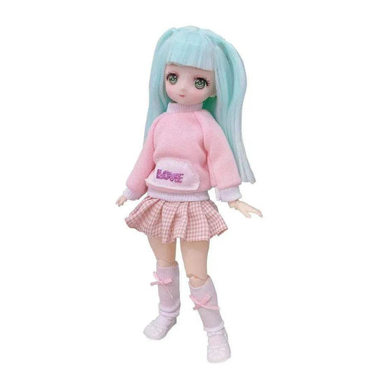  1/6 Bjd Anime Dolls For Kids Girls 30cm With Dresses Toy -  ToylandEU™